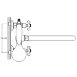 Смеситель для ванны, G.lauf, с кран-буксой, хром, QSL7-A827