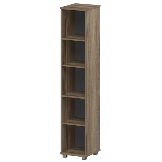 Стеллаж высокий узкий НТ-540 Дуб сафари 400x445x2050 Аргентум