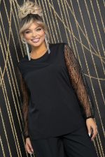 Блуза Вика (черная) Б11852 LT Collection