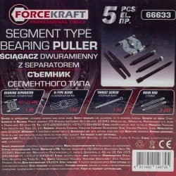 Съемник сегментного типа 50-75мм, 5пр. FORCEKRAFT FK-66633