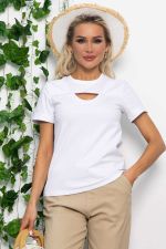 Футболка Дорис (белая) Б13353-50М LT Collection