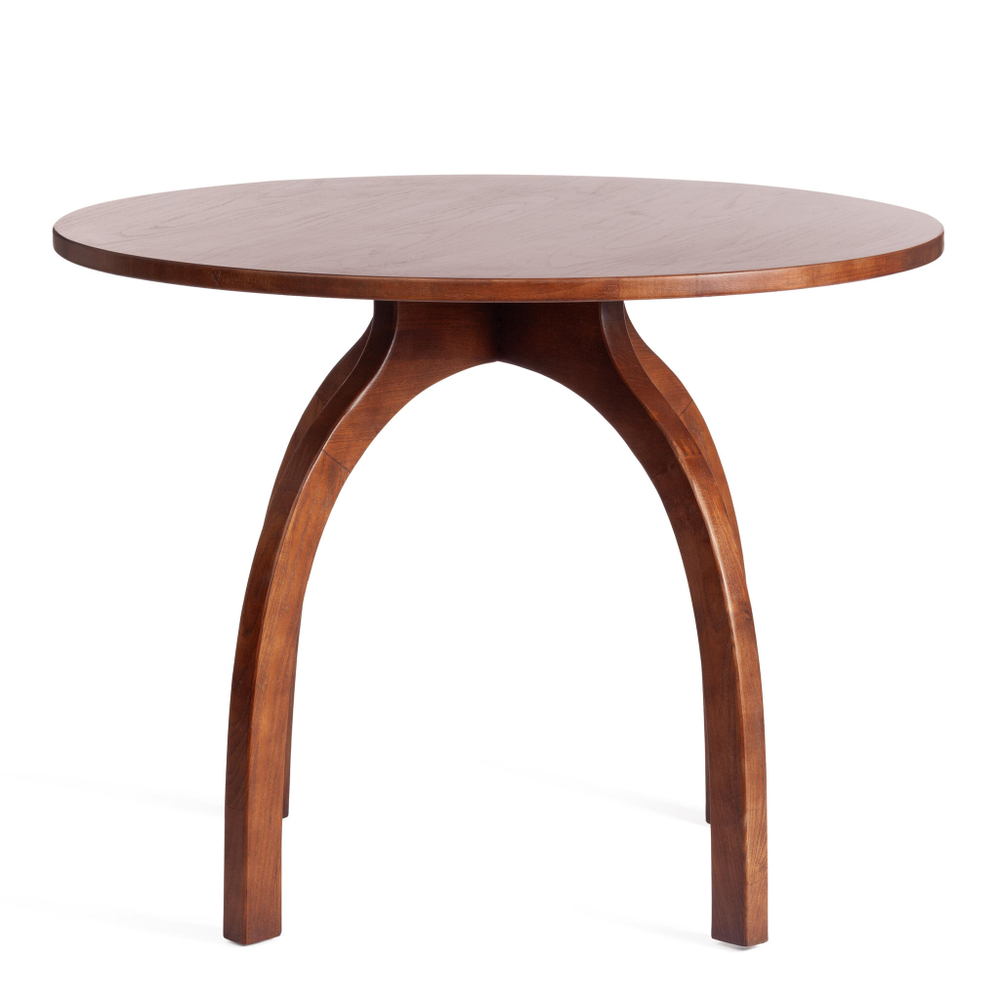 Стол THONET (mod.T9108) дерево вяз, 100х75 см, Темный Орех (№5)
