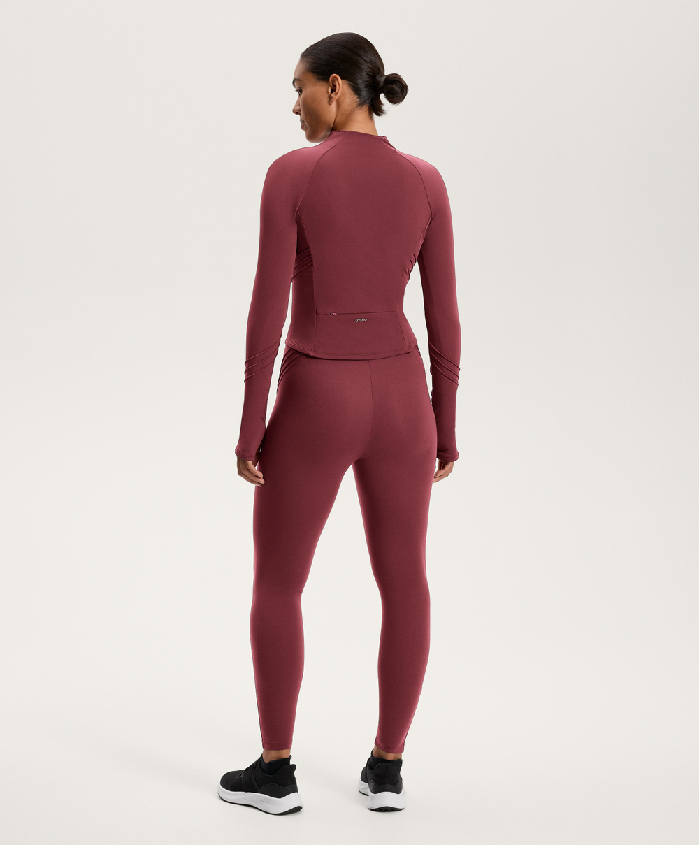 Oysho Легкая теплая куртка Nerve, сливовый