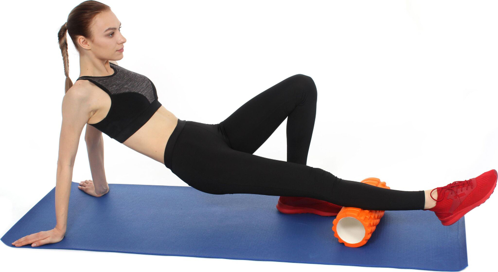 Валик для фитнеса «ТУБА» оранжевый