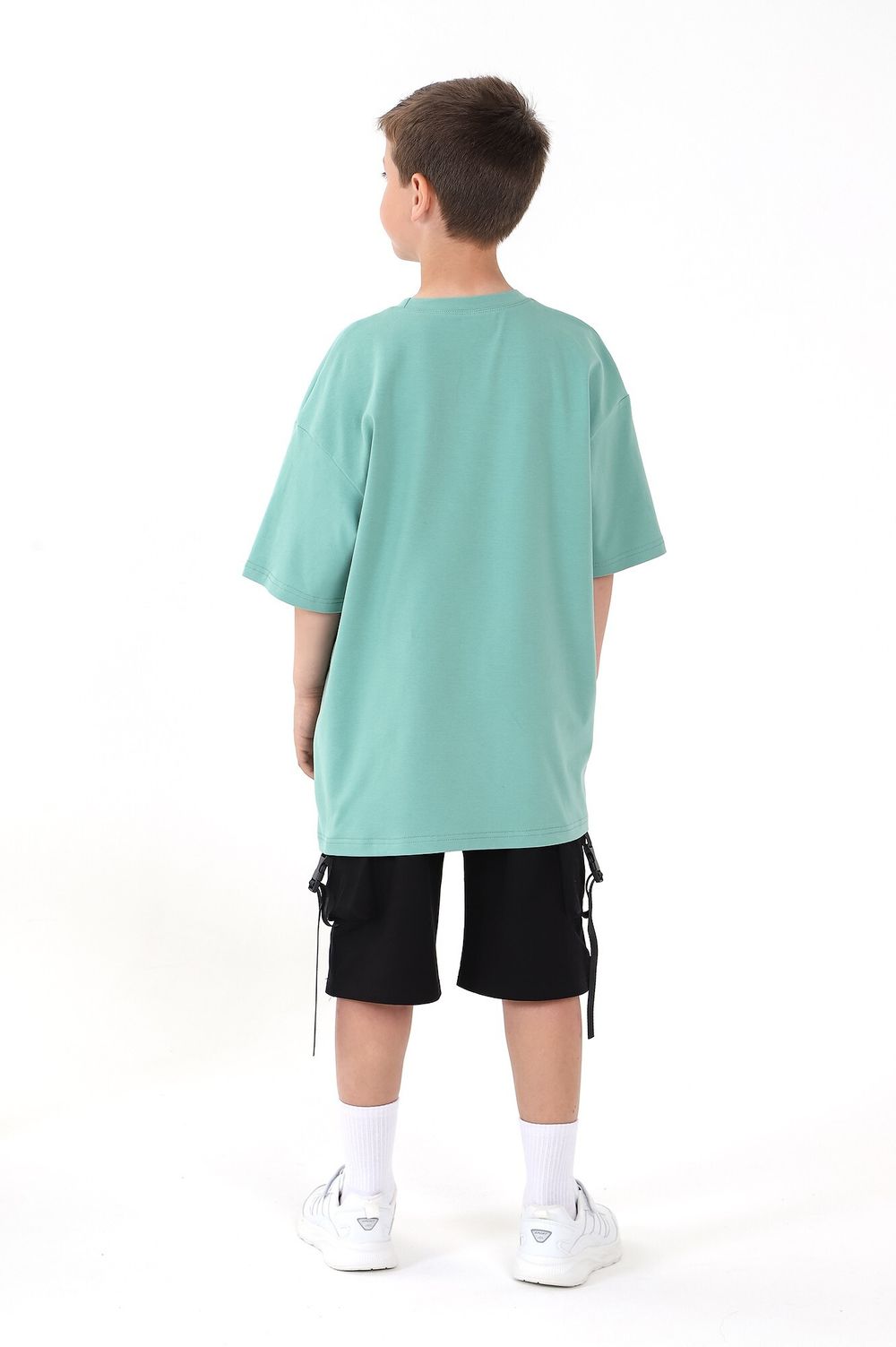 Фуфайка (футболка) для мальчика Леон-1 Виотекс ЗЕЛЁНЫЙ