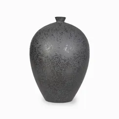 Ваза Noir высота 36 см, черная