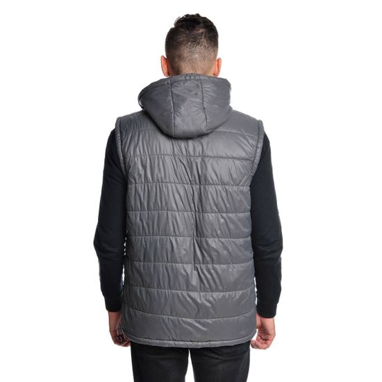 Жилетка с капюшоном (серый)