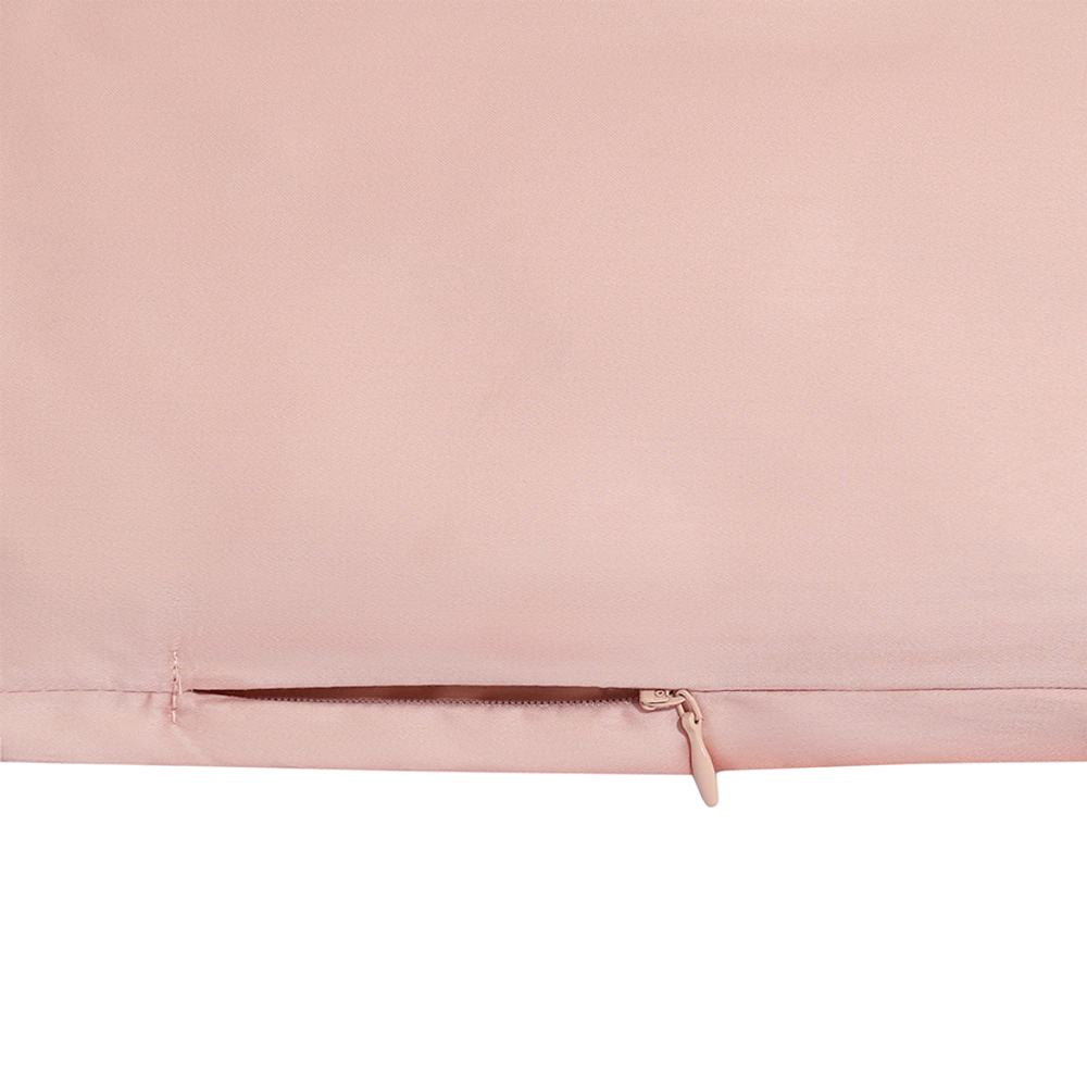 Комплект постельного белья из премиального сатина цвета пыльной розы из коллекции essential, 200х220 см