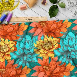 Ткань премиум интерлок тайный сад