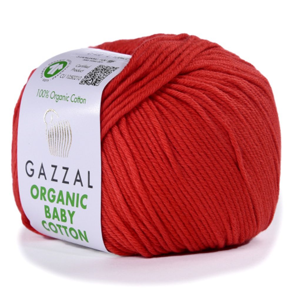 ORGANIC BABY COTTON,красный