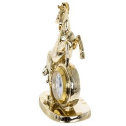 GAEM Фигурка декоративная "Лошадь" с часами (LR41x1), L9 W5 H12 см