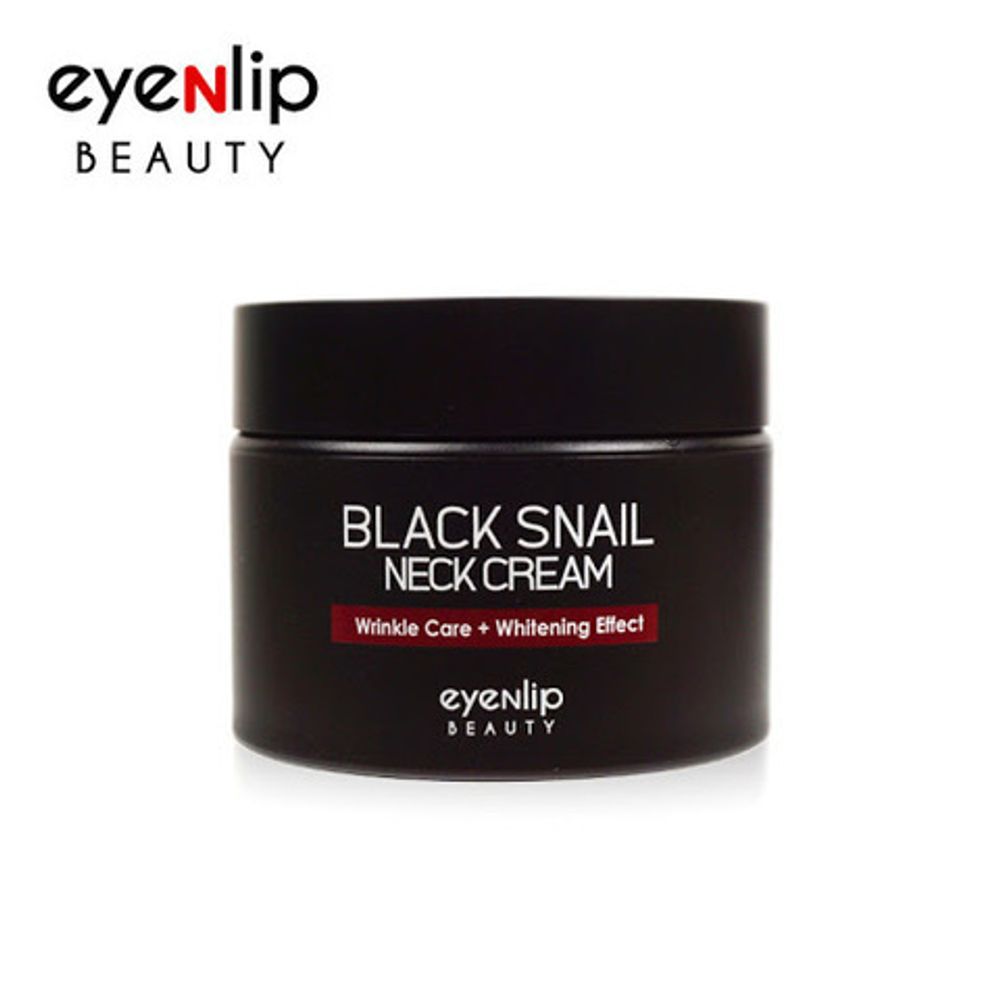 Eyenlip Black Snail Neck Cream, Крем для шеи с муцином улитки, 50 мл