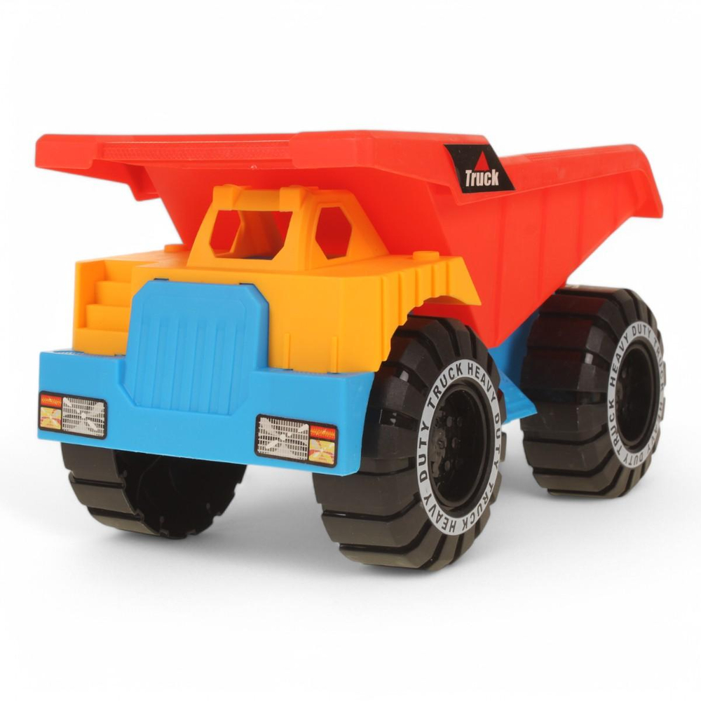 Набор для игры в песок с машинкой (7предм.) совок,грабли,лейка,форм,сет.C318