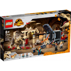 Конструктор LEGO Jurassic World - Побег тираннозавра Рекса и атроцираптора 76948