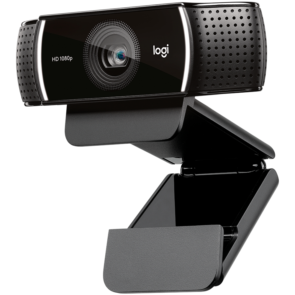 LOGITECH C922 Pro Stream Webcam - Tripod - BLACK - USB