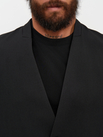 Однобортный костюм без ворота