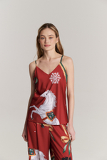 Костюм тройка с лошадьми - S размер