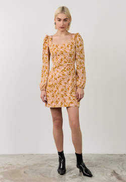 Платье-каре мини