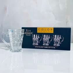 Lenardi 588-575 Набор из 6 кружек 310мл в под.уп.(х8)Стекло