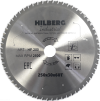 Диск пильный  Hilberg Industrial Металл 250*30*60Т HF250