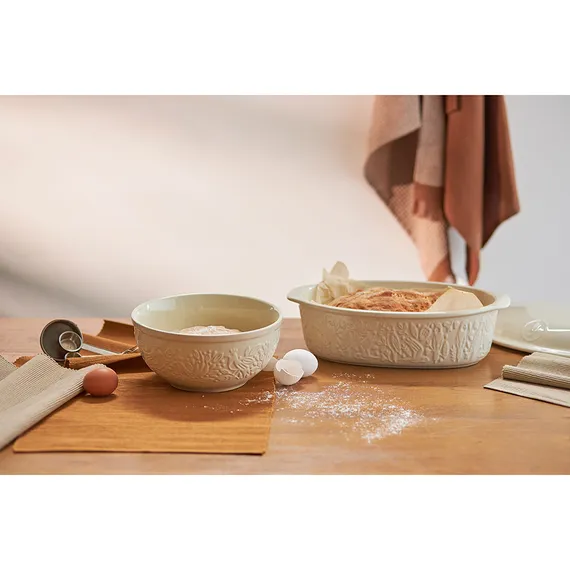 Миска для смешивания birds of paradise, 2,6 л, кремовая