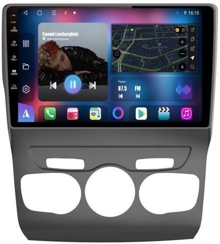 Магнитола для Citroen C4/DS4 2010+ - FarCar 2006M QLED, Android 12, 8-ядер, CarPlay, 4G SIM-слот