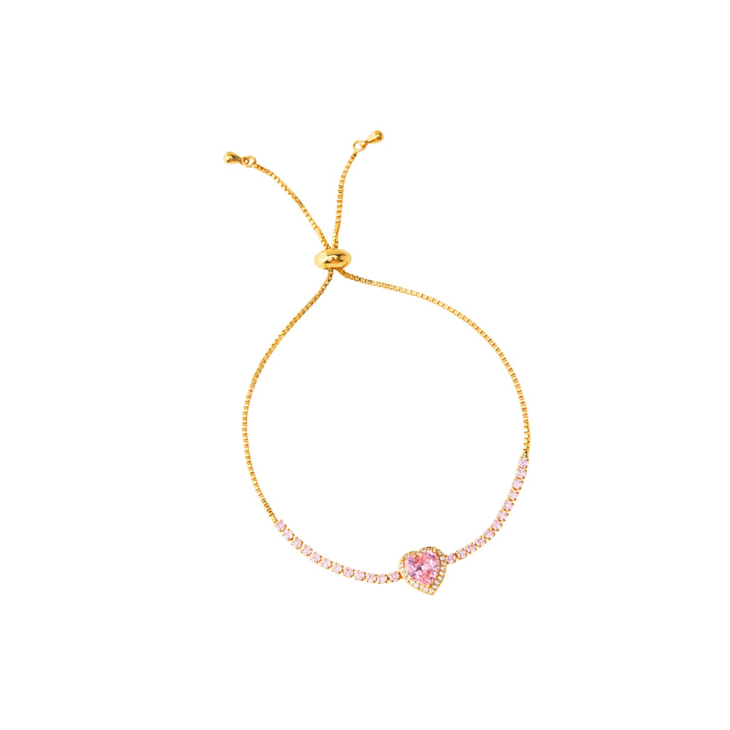 Браслет Daintith Heart Bracelet - Gold