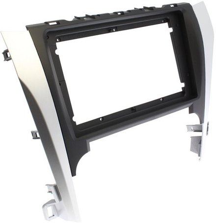 Магнитола Toyota Camry 50 2011-2014 (рамка серебристо-черная 9) - FarCar 7048B9 на Android 13, QLED+2K, TS10, CarPlay, 4G SIM-слот