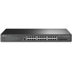 Коммутатор TP-Link SG3428X Управляемый коммутатор JetStream уровня 2+ с 24 гигабитными портами RJ45 и 4 портами SFP+