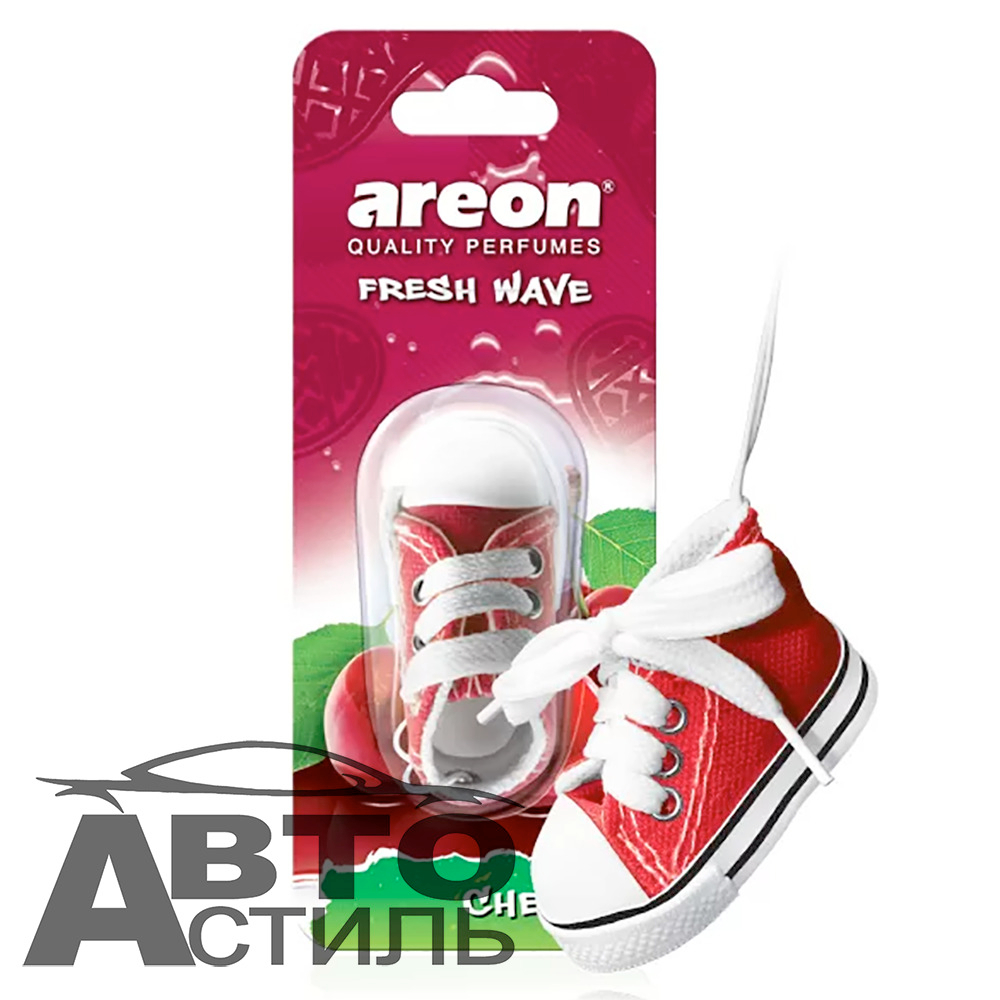 Ароматизатор-игрушка AREON fresh wave КЕДЫ - Вишня\Cherry