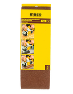 БИБЕР 70372 Лента Бесконечная для ленточно-шлиф машин (уп 3 шт)100х610 Р60(20/60)