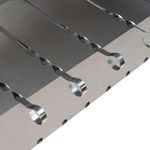 Мангал сборный стальной, размер 500х300х500 мм + 6 шампуров из нержавеющей стали, в коробке, 701728