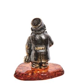 Народные промыслы AM-2783 Фигурка «Доктор Педиатр» (латунь, янтарь)