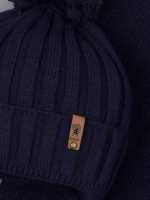 Шапка для мальчика со снудом осенняя