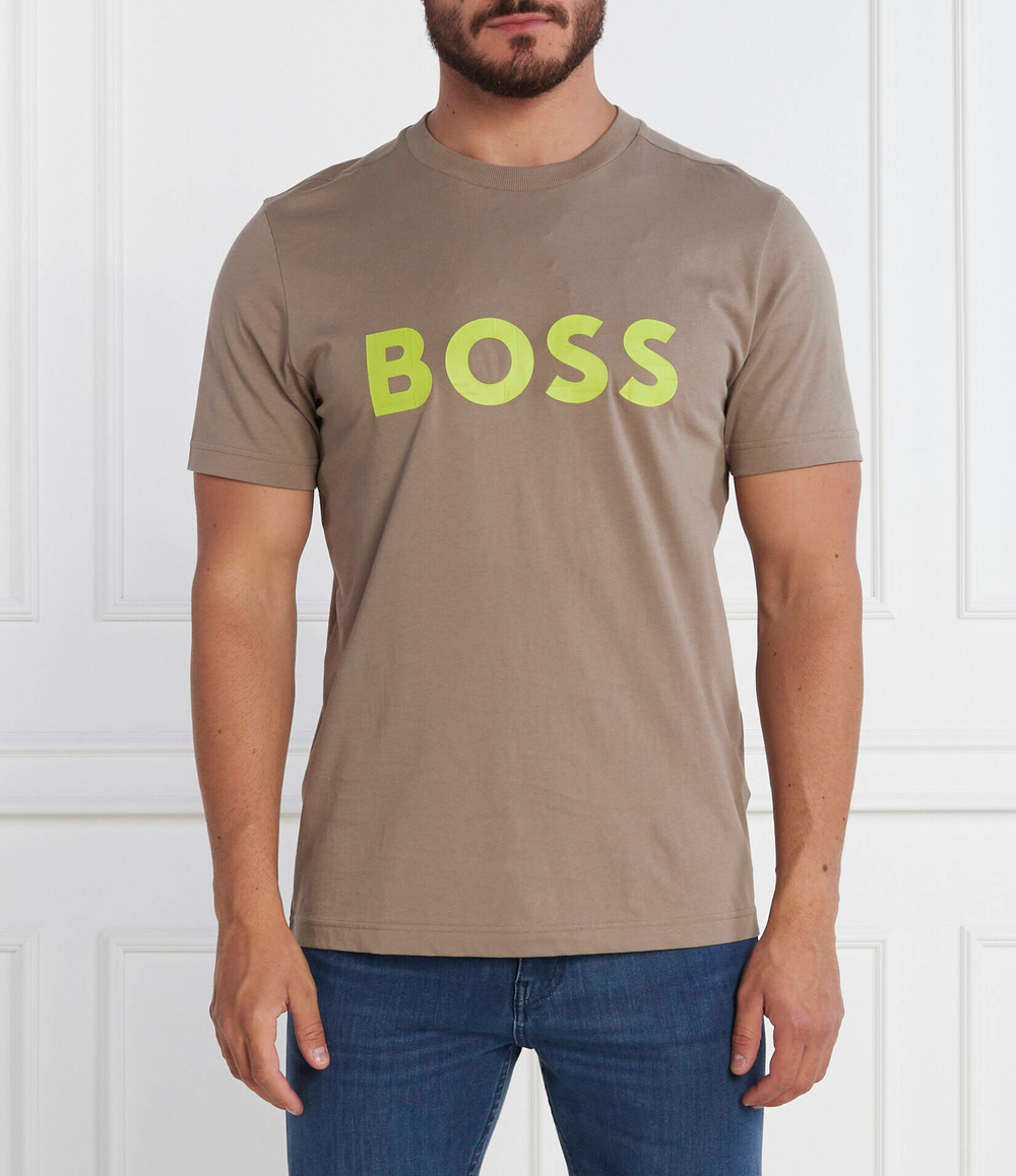 Футболка Tee 1 BOSS GREEN - хаки(50507010)