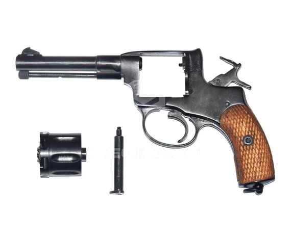 Охолощенный СХП револьвер Наган Р-412 (Байкал), 10ТК