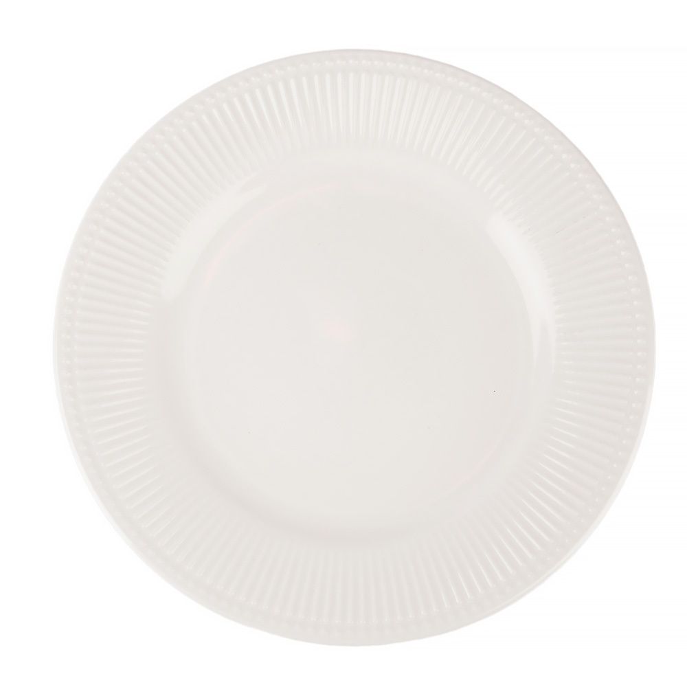 Тарелка "Белый шоколад" d=21см. (min6) (транспортная упаковка)