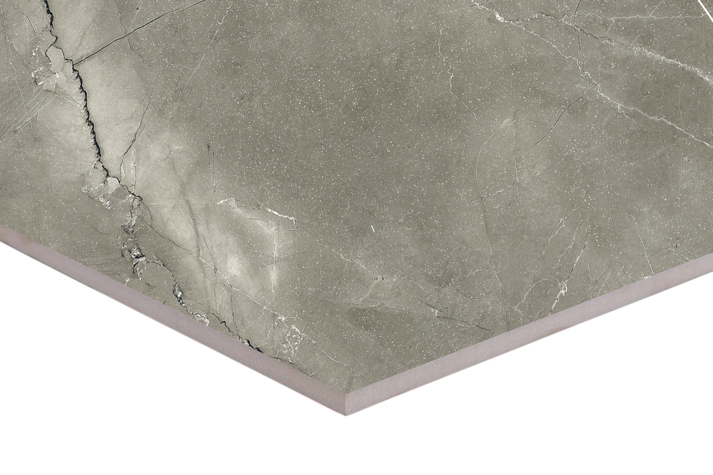 Глазурованный керамогранит Arcadia Ceramica Pulpis Nero Carving 60x120 см 1.44 м² матовый цвет серебристый