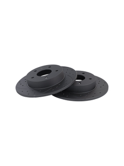 Диск тормозной задний перфорированный PRO-LINE с покрытием комплект NISSAN PRIMERA P12 /D=278MM GANZ GIJ06171S