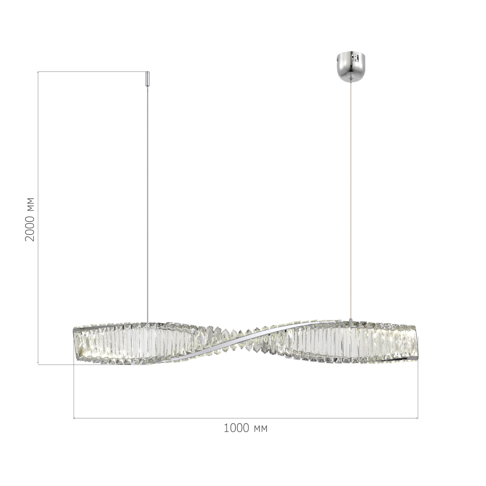 Светильник подвесной ELICA LED 21W 4000K