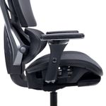 Кресло ATRONE (АТРОН) "Optimus ER-707", адаптивный механизм со слайдером, сетка, черный/серый, 532967