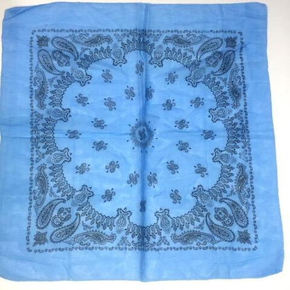 Бандана 1 категория огурцы голубой