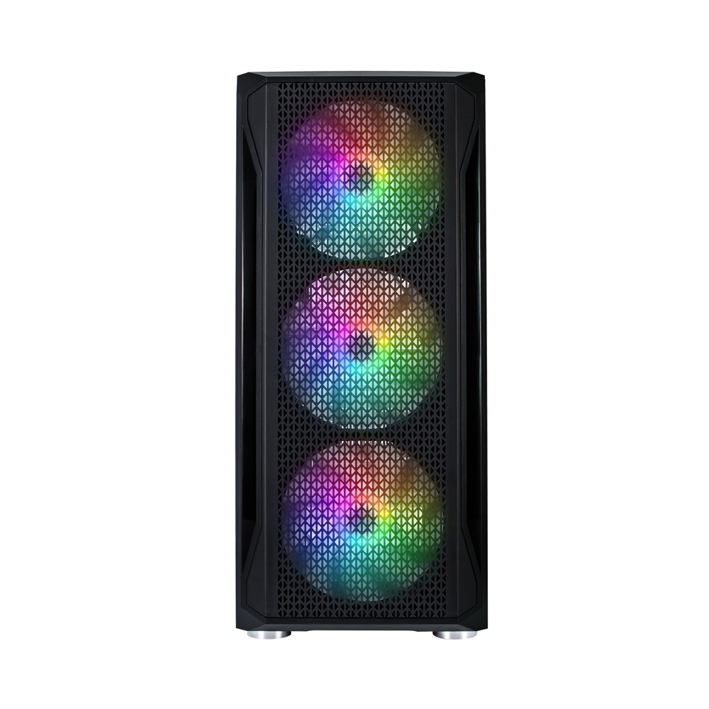1STPLAYER Корпус FIREBASE X5 / ATX, tempered glass / 3x140mm & 1x120mm LED fans inc. / X5-3G6P-1G6
