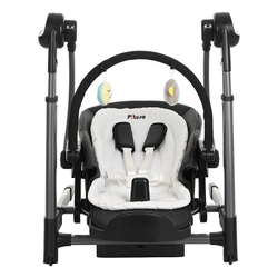 Стульчик для кормления Pituso Triola 3 в 1 Черная рама/Черный