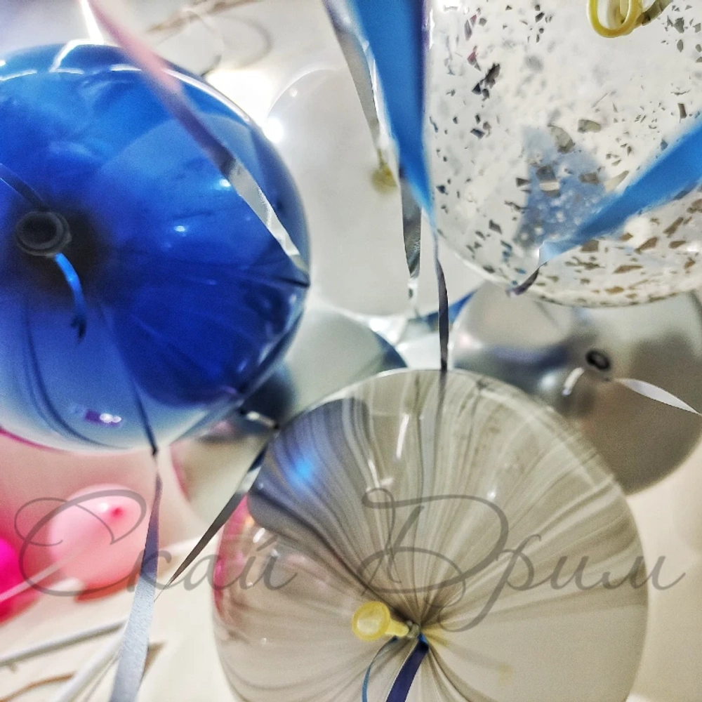 Облако шаров Звездное небо (23 шт)