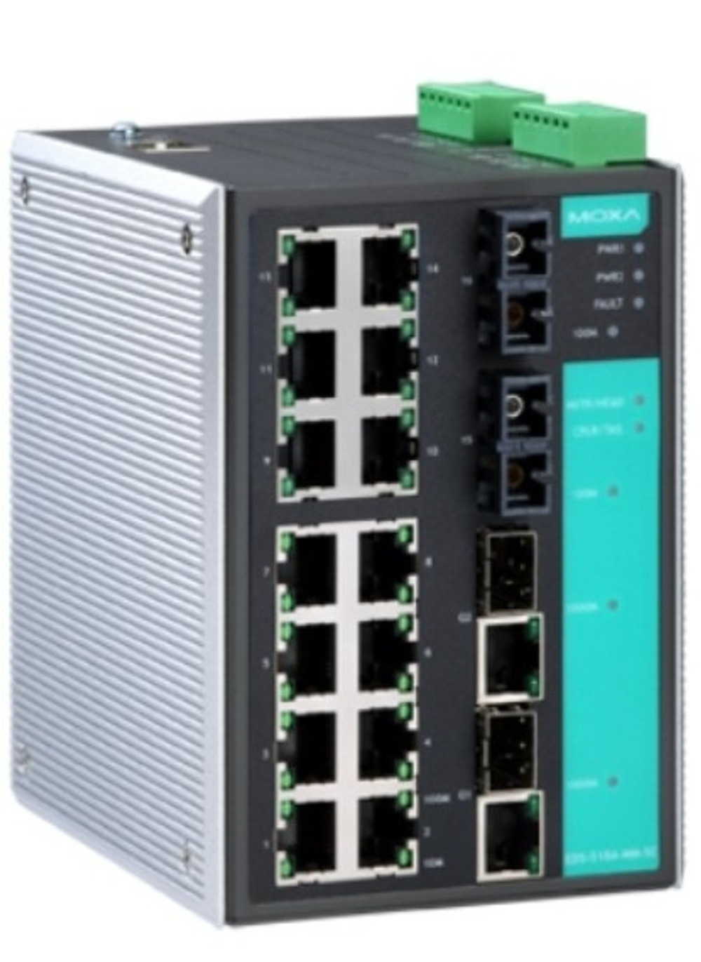 Коммутатор управляемый MOXA EDS-518A-SS-SC