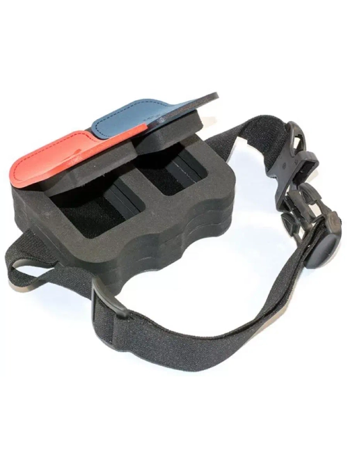 Мотыльница EVA двойная с ремнем, 25+30мл