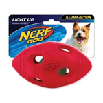 Игрушка для собак NERF Мяч для регби светящийся, 10 см