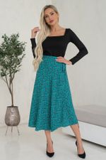 Юбка (изумрудный) Ю11-15/5 Nikol