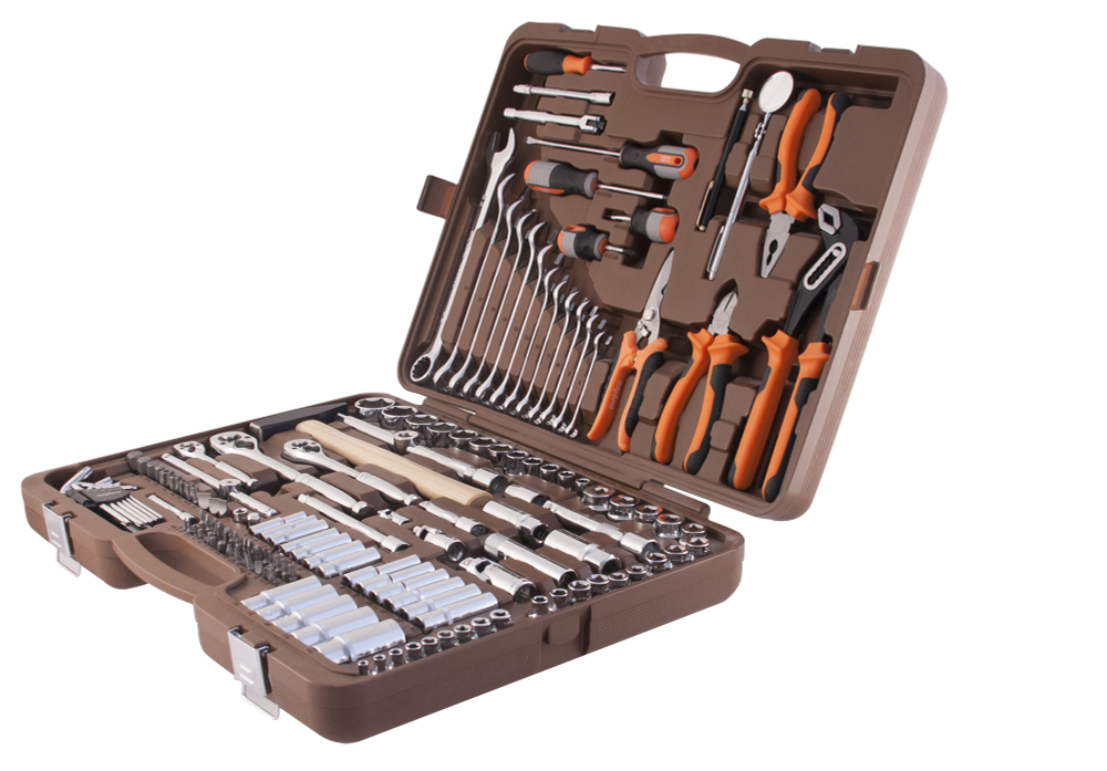 OMT150S (OMT150S18) Набор инструмента универсальный 1/4", 3/8" и 1/2"DR, 150 предметов